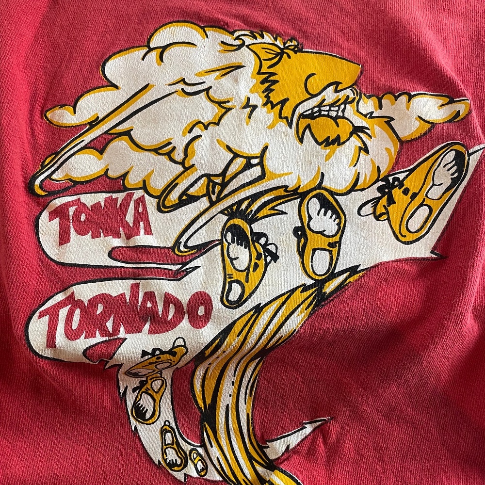 VINTAGE "Tonka Tornado" Mid America Karate Tee Shirt - Size S(6-8)